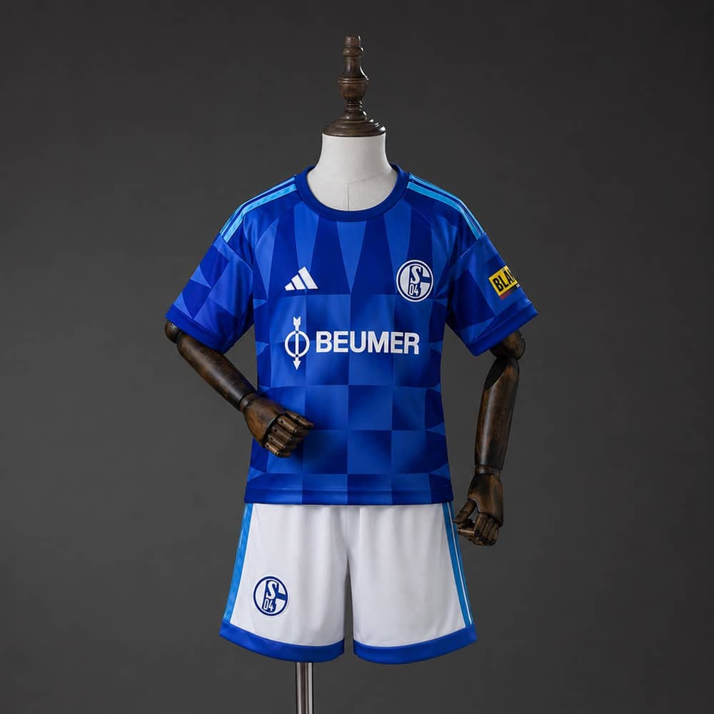 Kit Criança Schalke 04 2026/2027 Principal