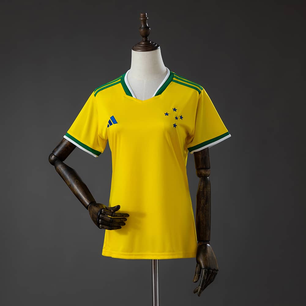 Camisola Cruzeiro 2026/2027 Edição Especial Mulher Amarela
