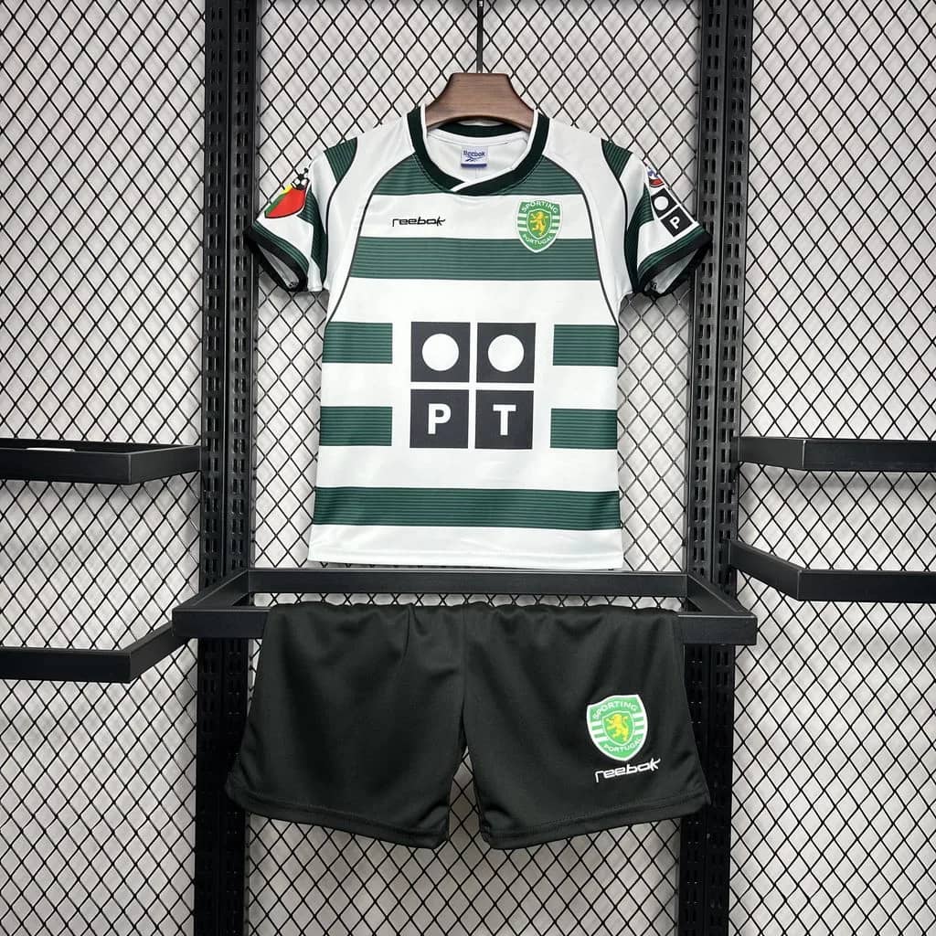Kit Criança Retro Sporting CP 2001/03 Principal