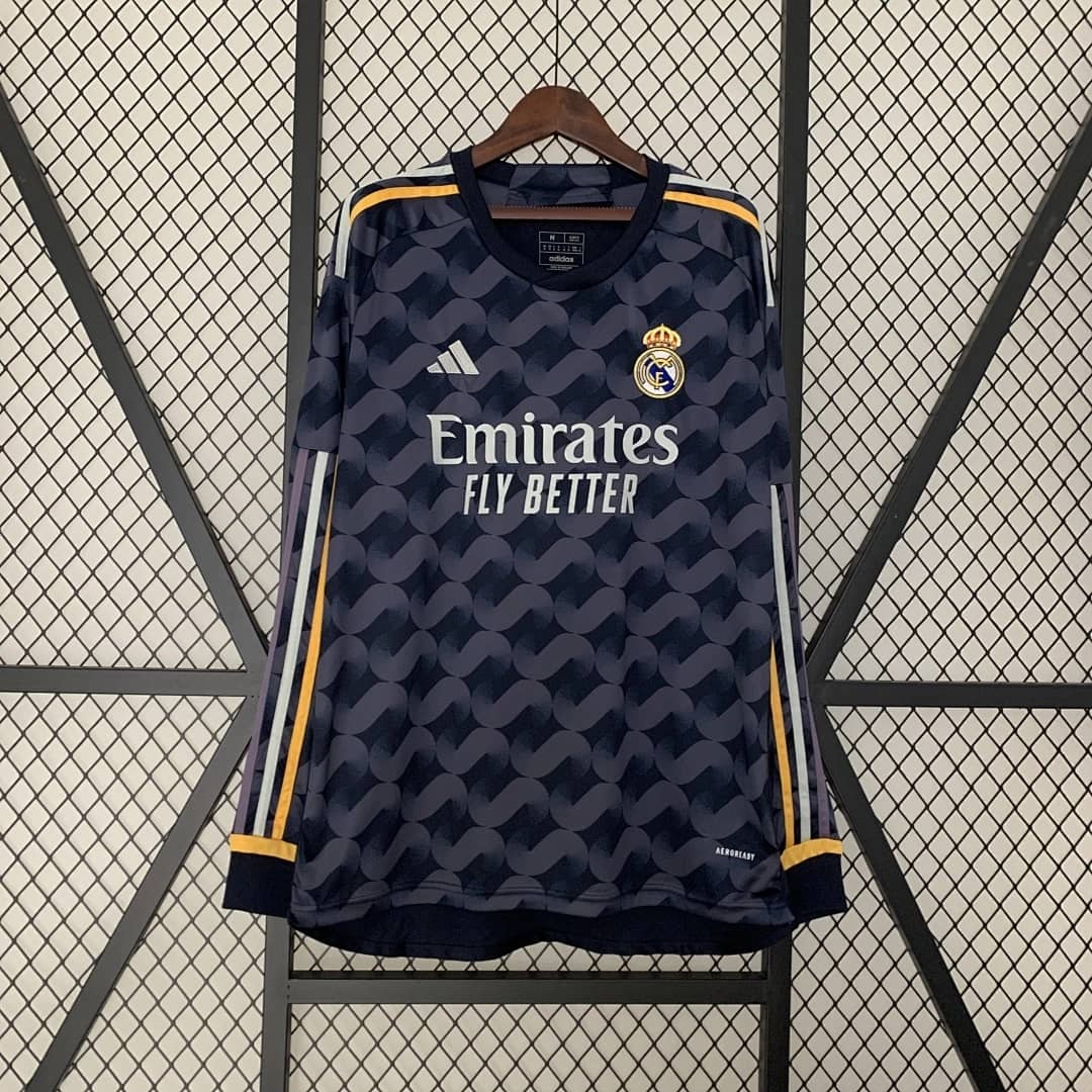 Camisola Alternativa do Real Madrid 2023/2024 (Manga Longa)