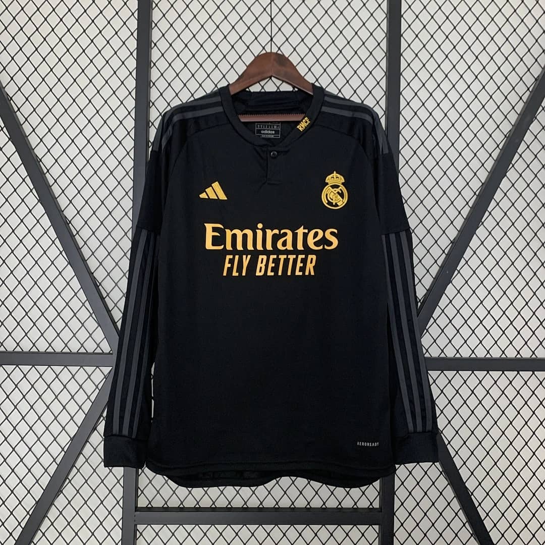 Camisola Terceira do Real Madrid 2023/2024 (Manga Longa)
