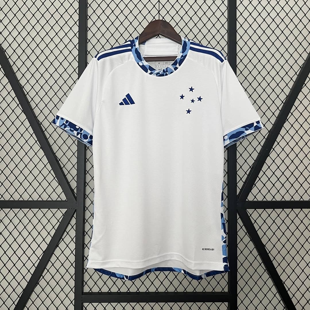 Camisola Alternativa do Cruzeiro 2024/2025 Todos Patrocinadores