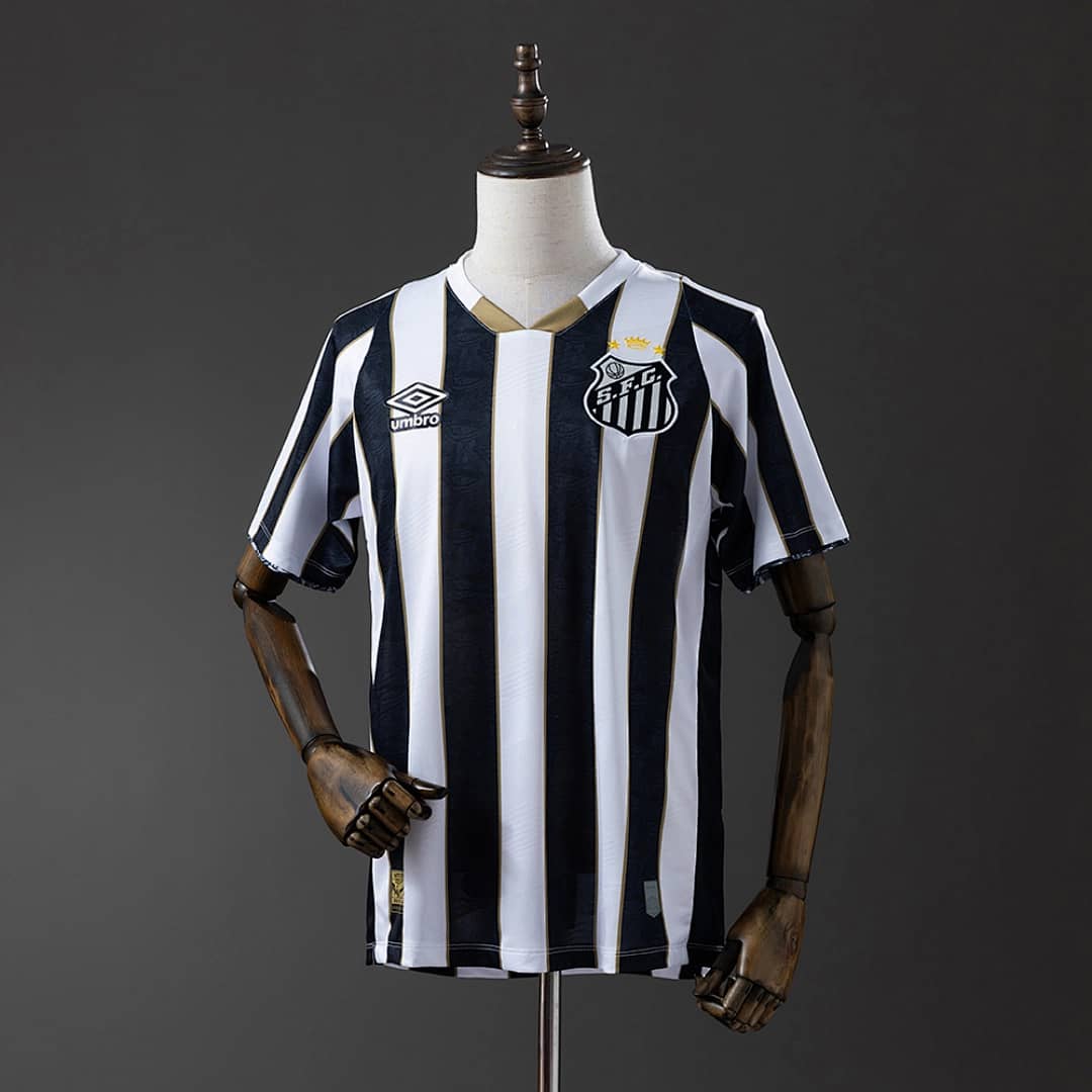 Camisola Alternativa do Santos FC 2024/2025 Todos Patrocinadores