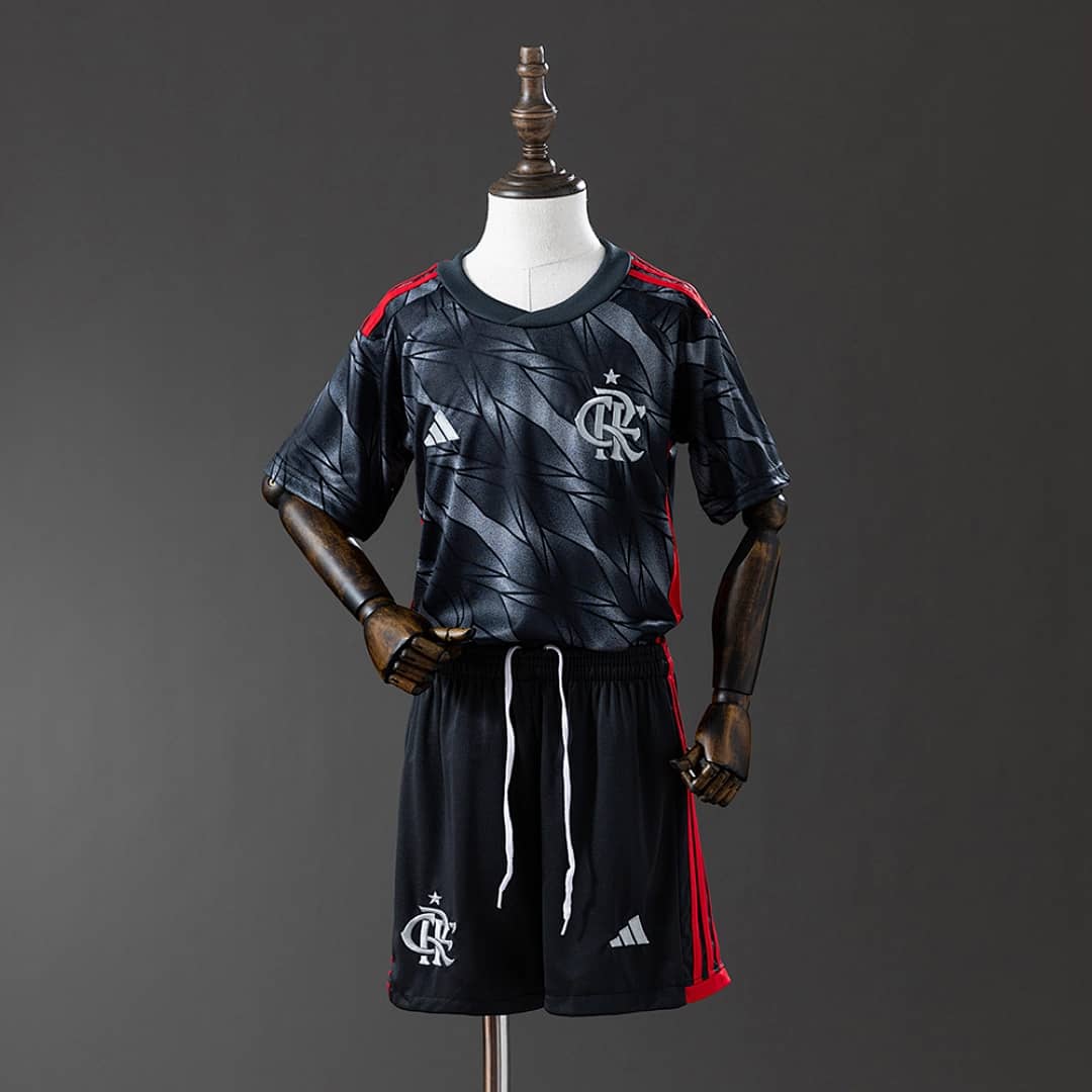 Kit Crianca Flamengo Terceira 2024/2025