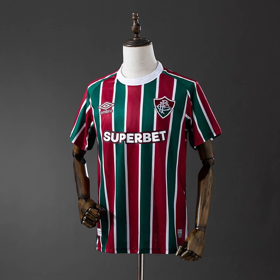 Camisola Principal do Fluminense 2025/2026 Todos Patrocinadores