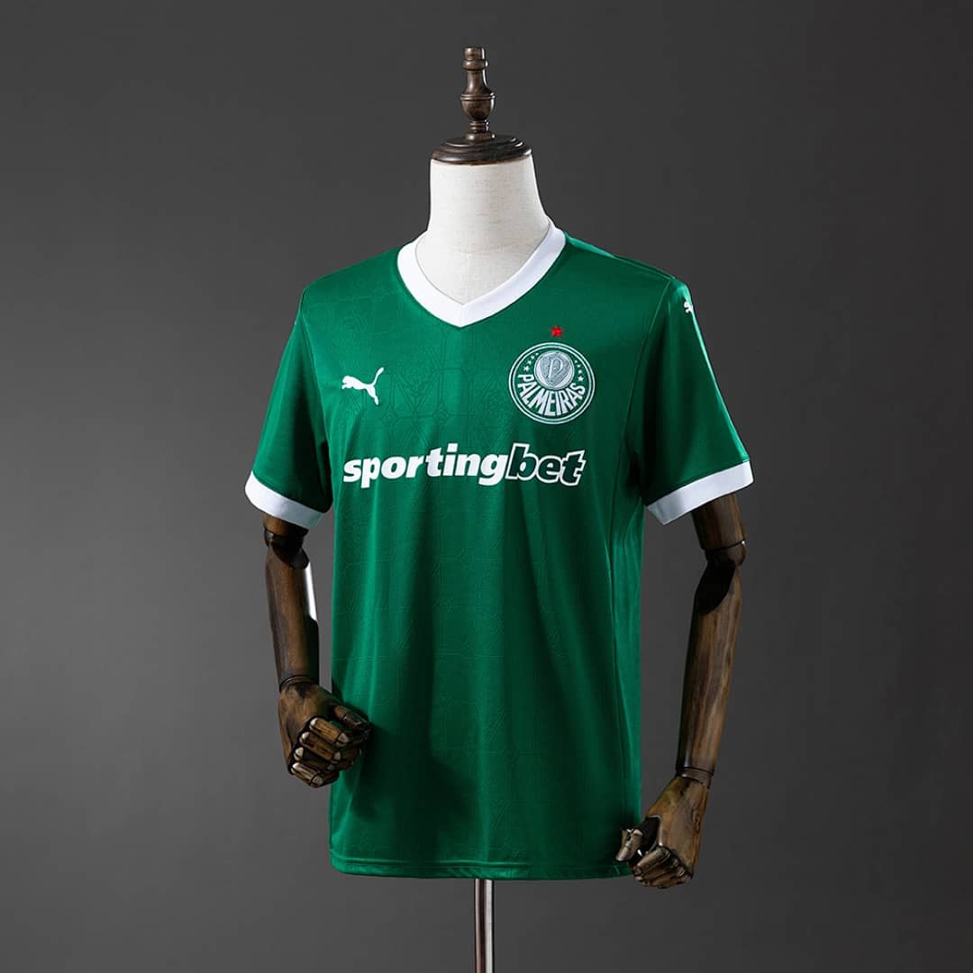 Camisola Principal do Palmeiras 2025/2026 Todos Patrocinadores