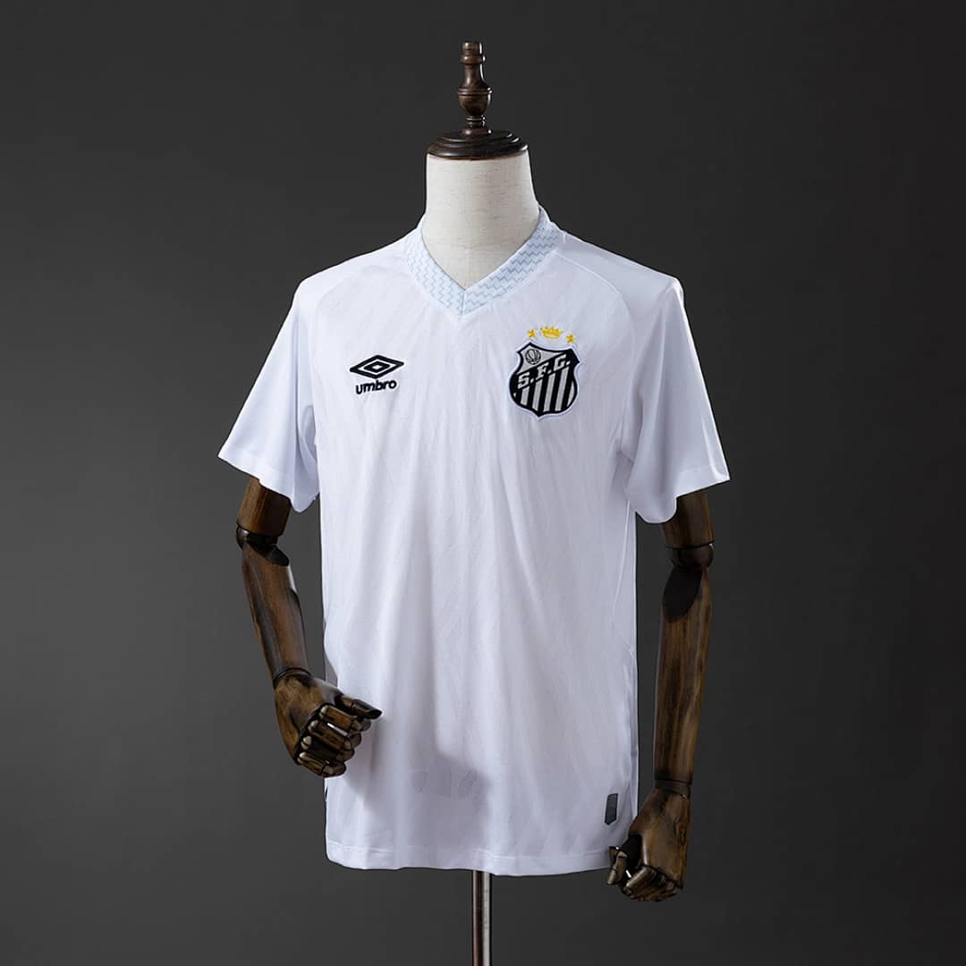 Camisola Principal do Santos FC 2025/2026 Todos Patrocinadores