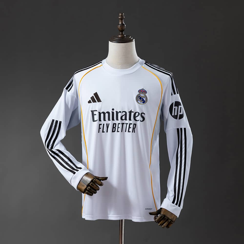 Camisola Real Madrid Principal 25/26 manga longa
