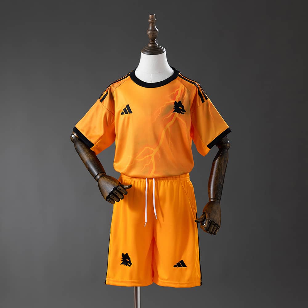 Kit criança AS Roma casa 2025/26