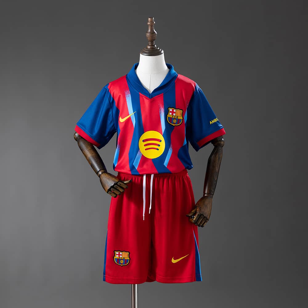 Kit Criança Barcelona Fourth Away 2025/26