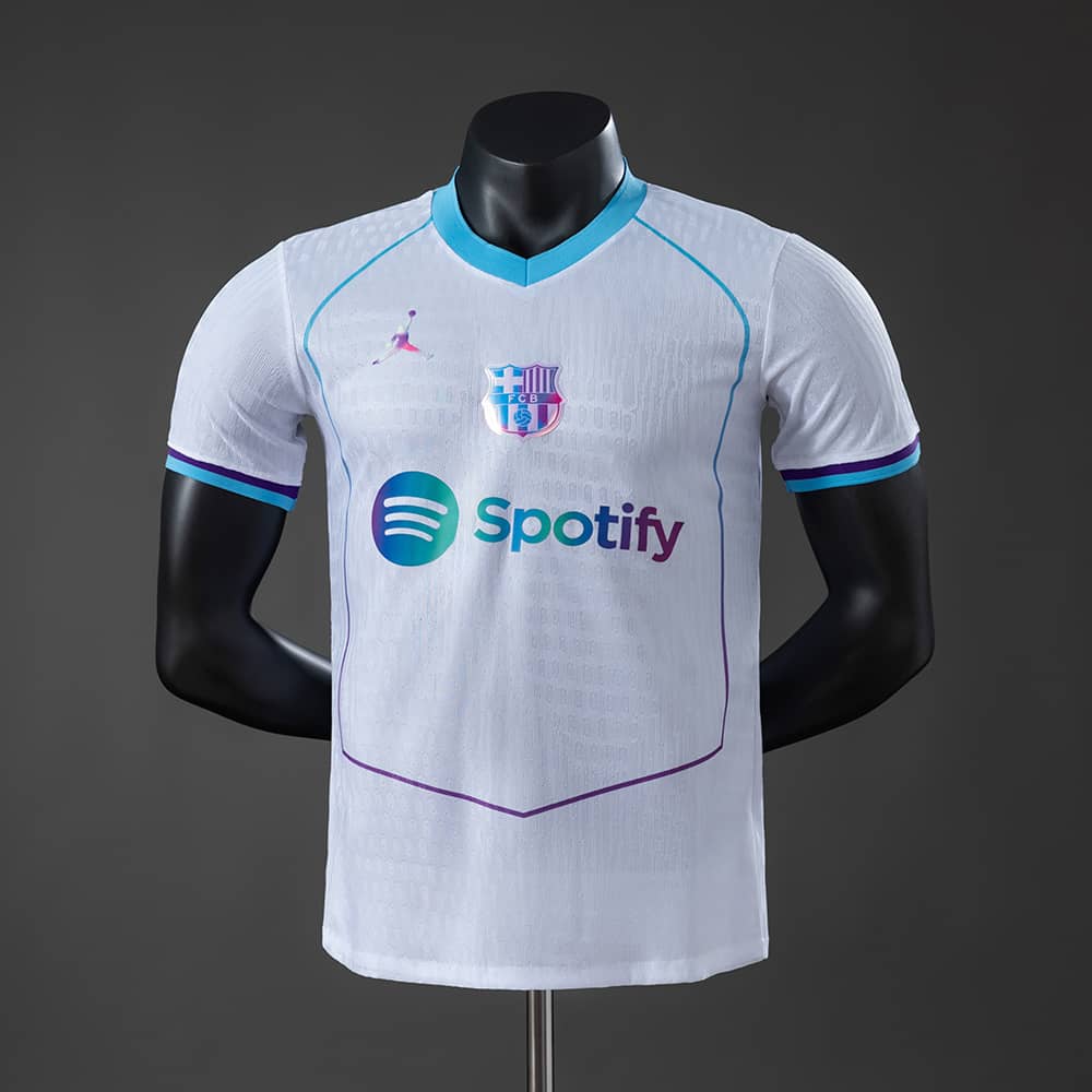 Camisola Barcelona 2026/2027 Edição Especial Branca Versão Jogador