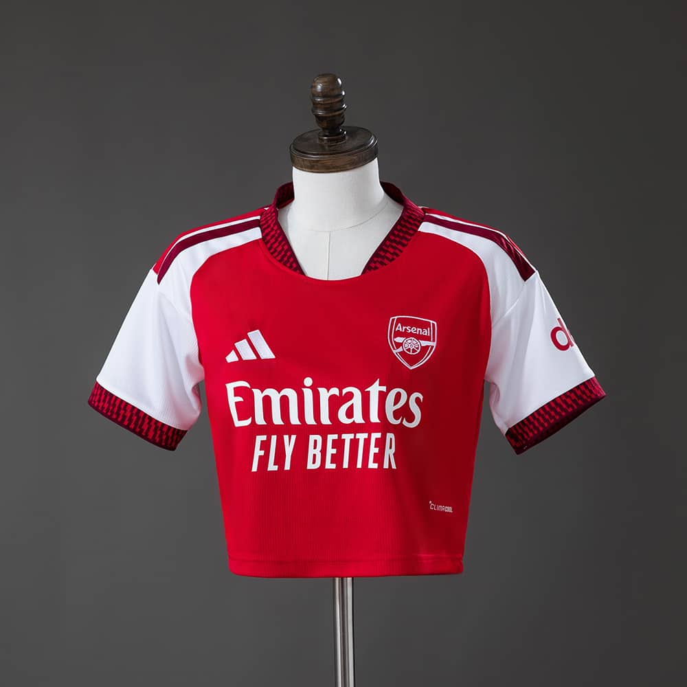 Camisola Arsenal 2026/2027 Principal Match Feminina Crop