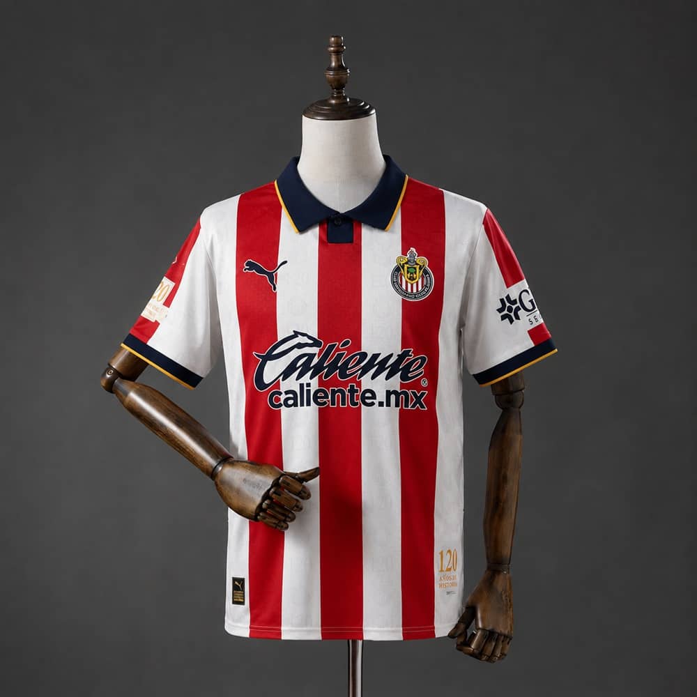 Camisola Chivas Guadalajara 2026/2027 120.º Aniversário