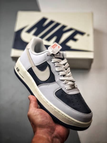 Air Force 1 '07 Low Bege Azul