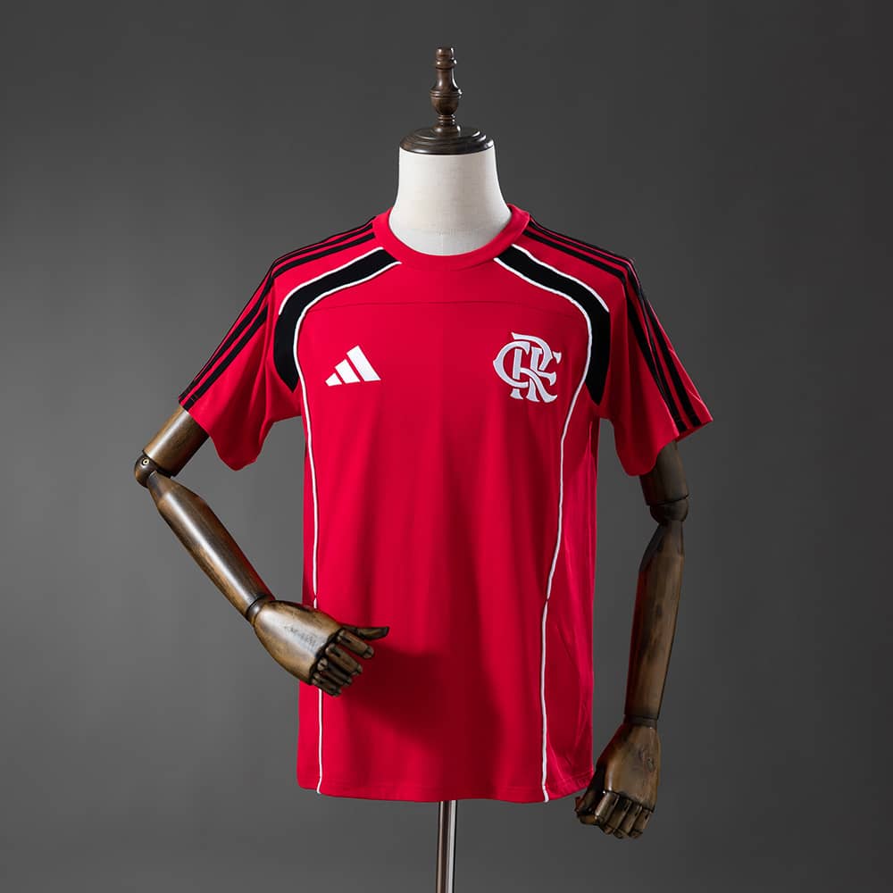 Camisa Casual Flamengo 2025/26 Vermelha