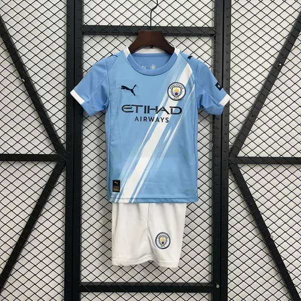 Kit Criança Manchester City Principal 2025/26
