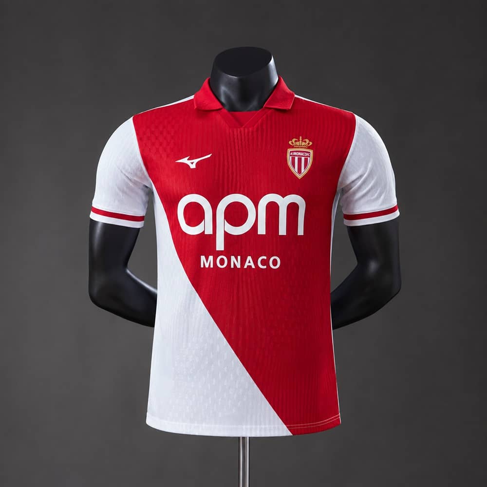 Camisola Monaco 2026/2027 Equipamento Principal Versão Jogador