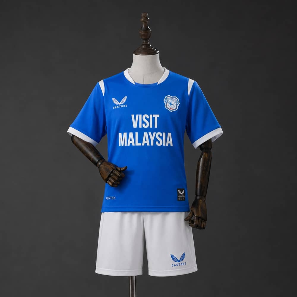 Kit Criança Cardiff City 2026/2027 Principal
