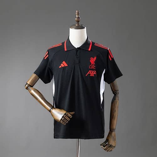 Polo preto Liverpool 2025/26