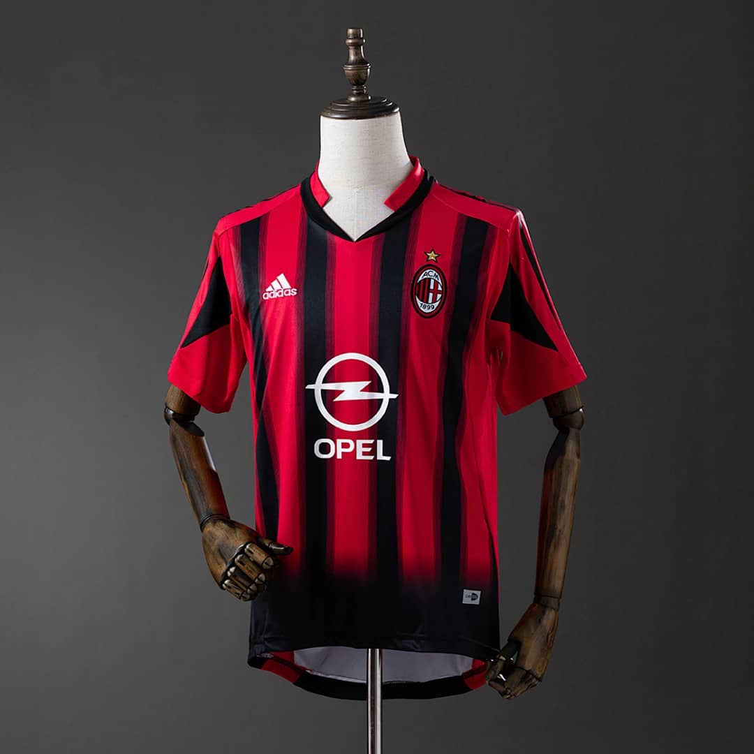 Camisola Principal do AC Milan 2004/2005 (Retro)