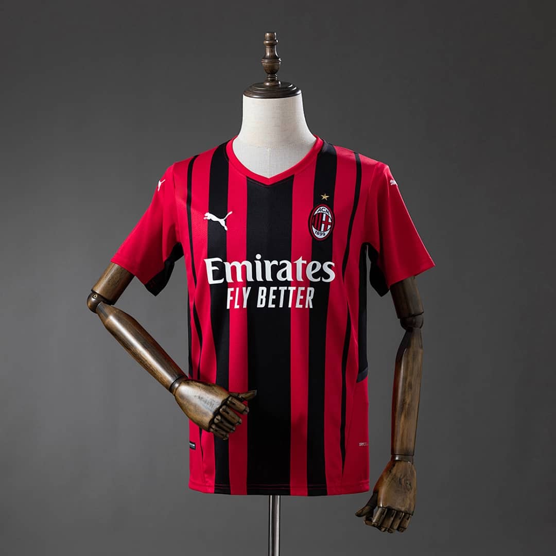 Camisola Principal do AC Milan 2021/2022 (Retro)