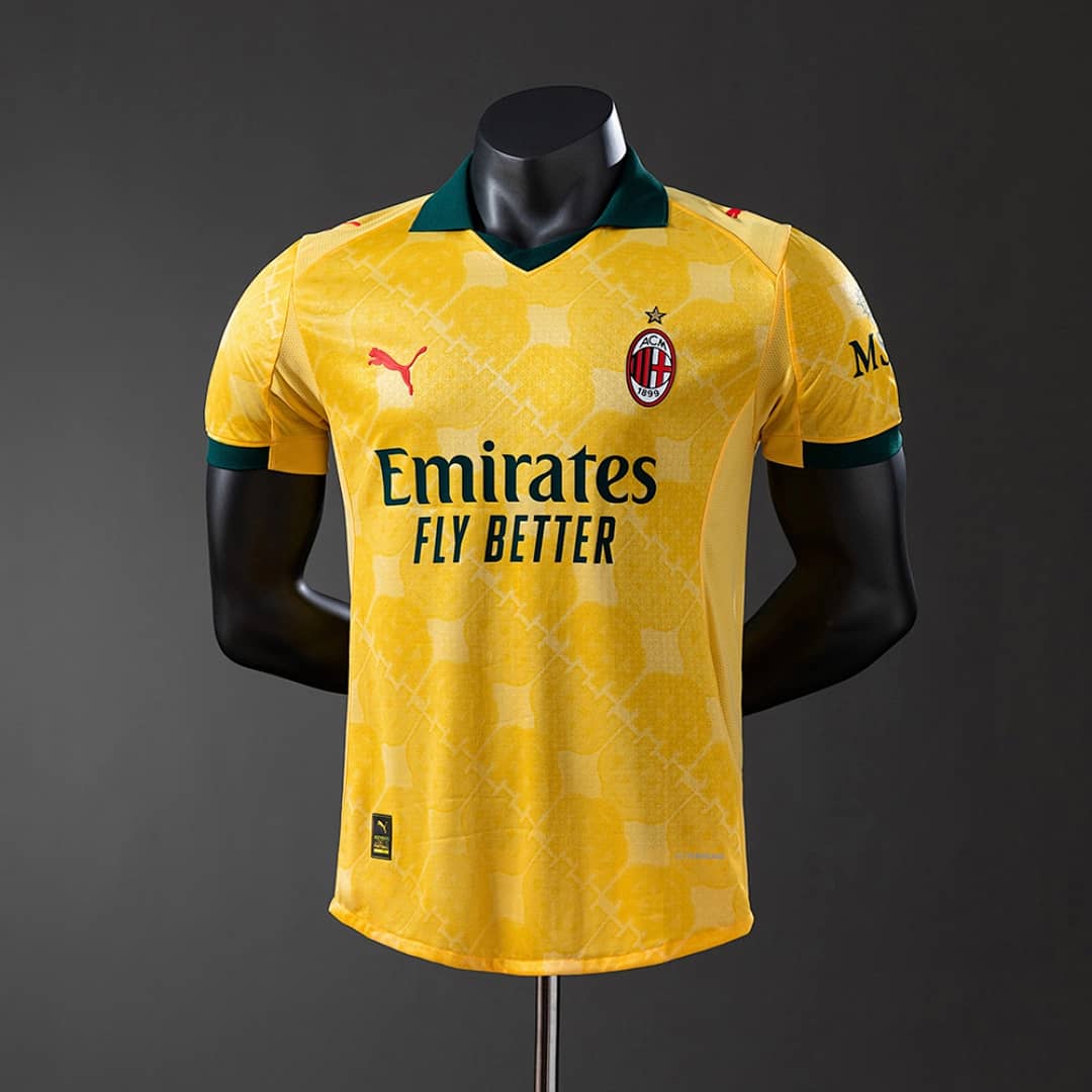 Camisola 2Âª Alternativa do AC Milan 2025/2026 (Versao Jogador)