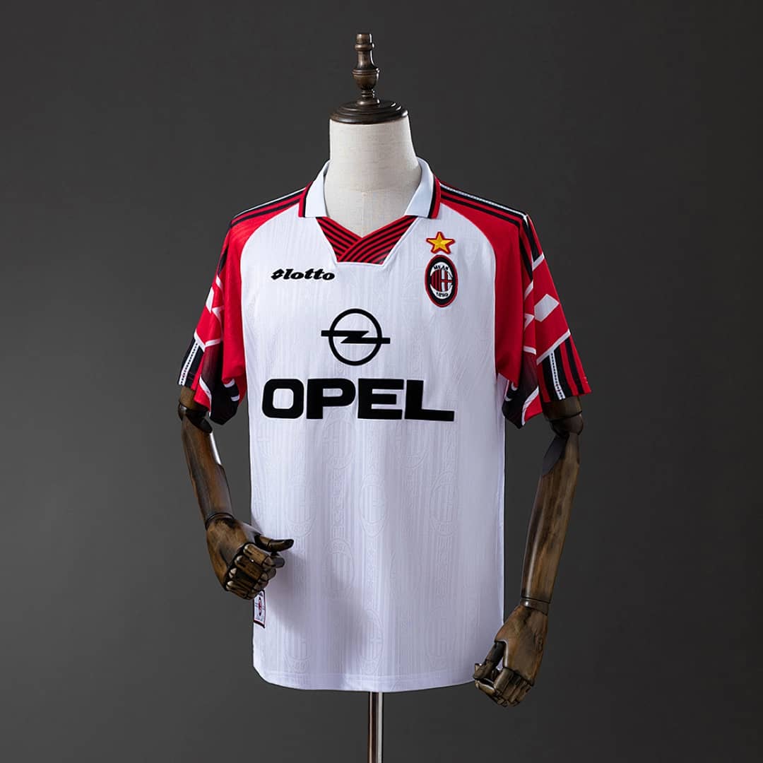 Camisola Alternativa do AC Milan 1997/1998 Edicao Especial (Retro)