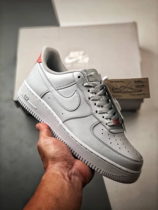 Air Force 1 '07 Low Cinzento Frio e Rosa