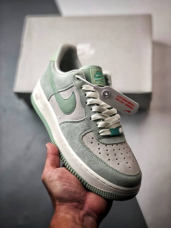 Air Force 1 '07 Low Branco, Cinza e Verde