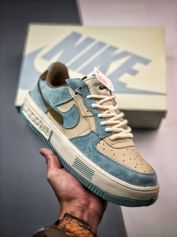 Air Force 1 Fontanka Desconstruido Vintage Azul
