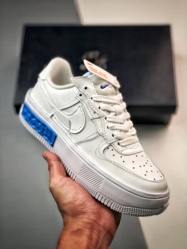 Air Force 1 Fontanka Desconstruido Branco e Azul