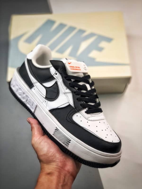 Air Force 1 Fontanka Desconstruido Preto e Branco
