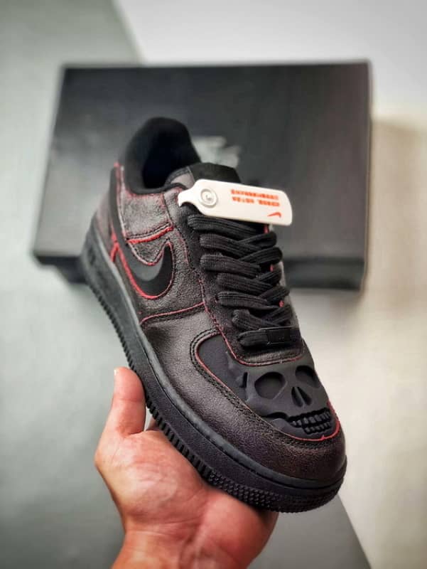 Air Force 1 Low Halloween Vermelho Esqueleto