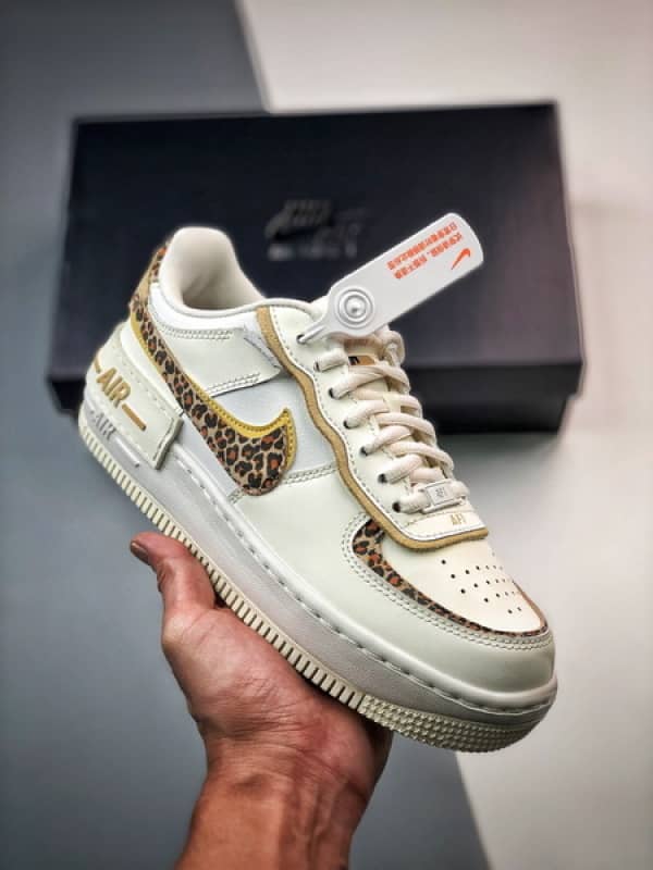 Air Force 1 Shadow Branco Leopardo