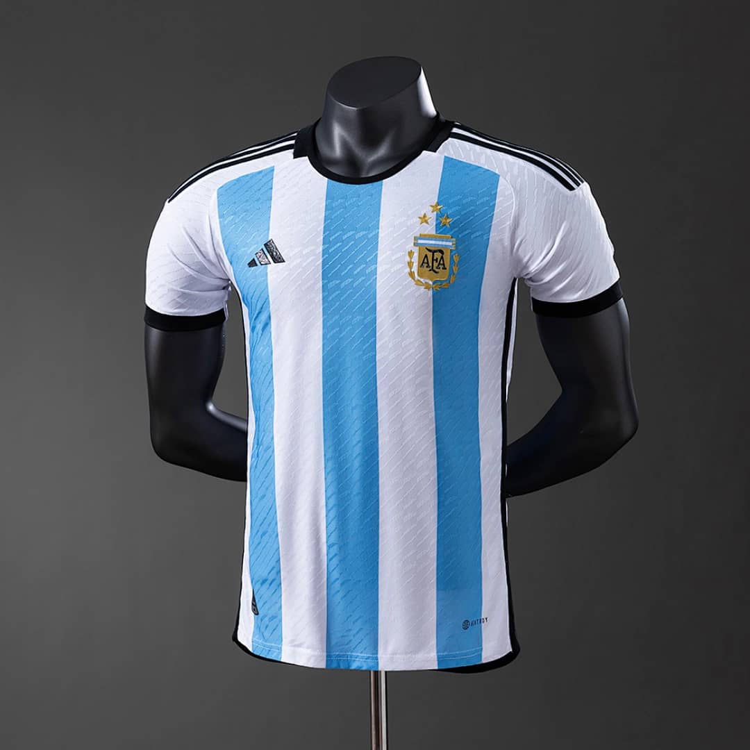 Camisola Principal da Argentina 2022 (Versao Jogador)