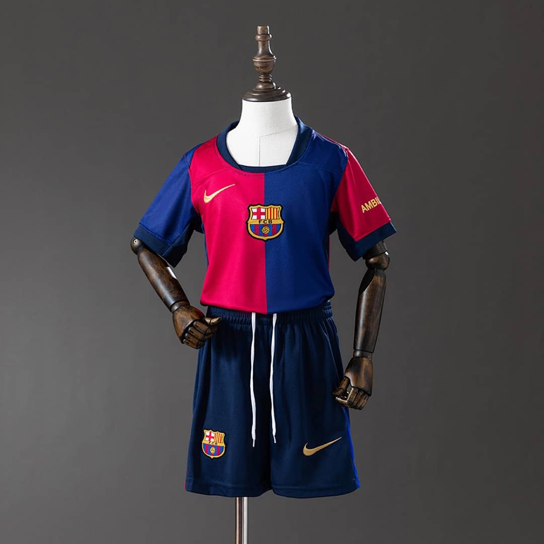 Kit Crianca FC Barcelona Principal 2024/2025 (2)