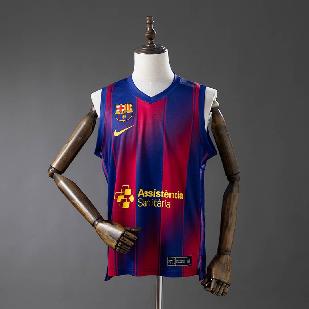 Camisola Principal do FC Barcelona 2025/2026 (Basquetebol)