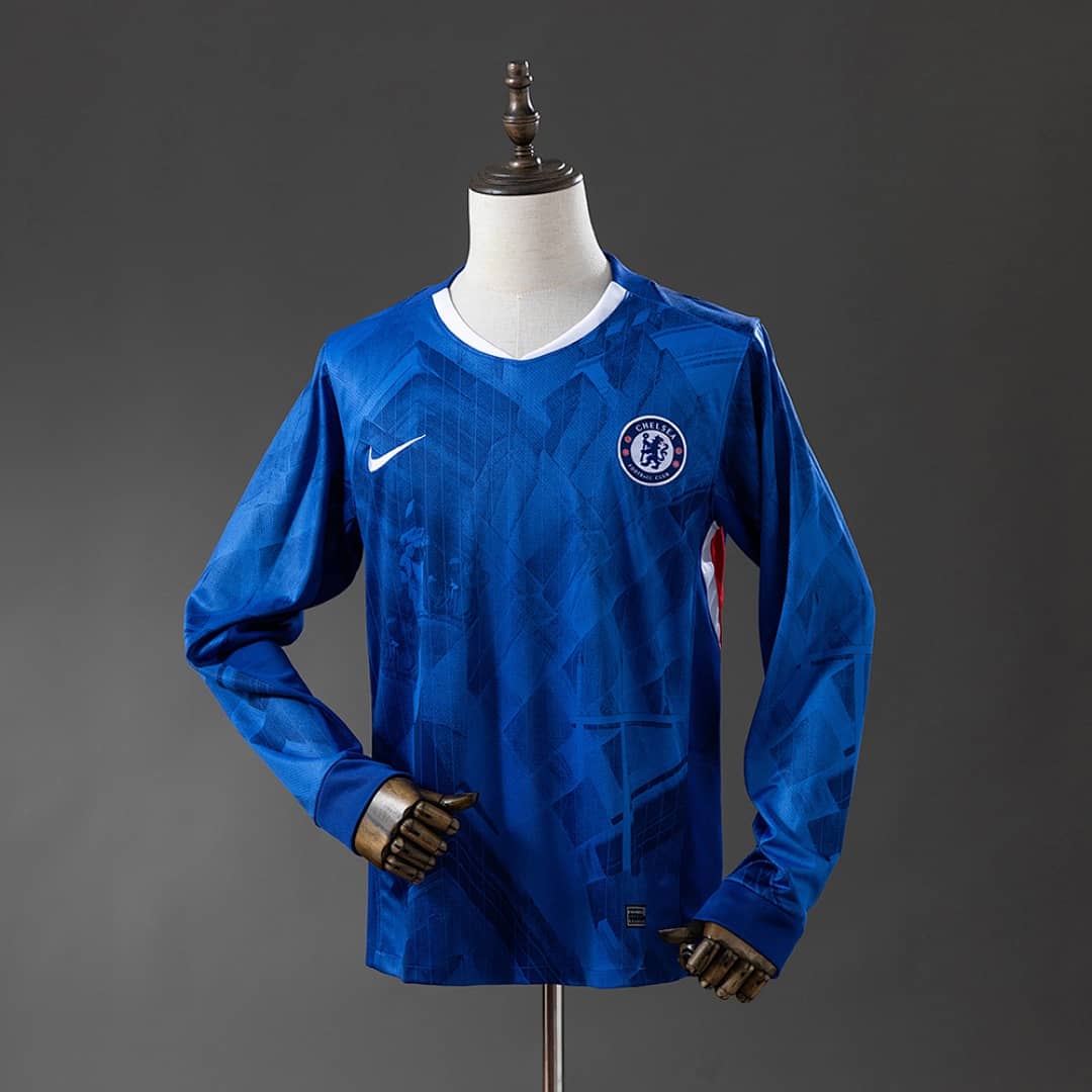 Camisola Principal do Chelsea 2025/2026 (Manga Longa)