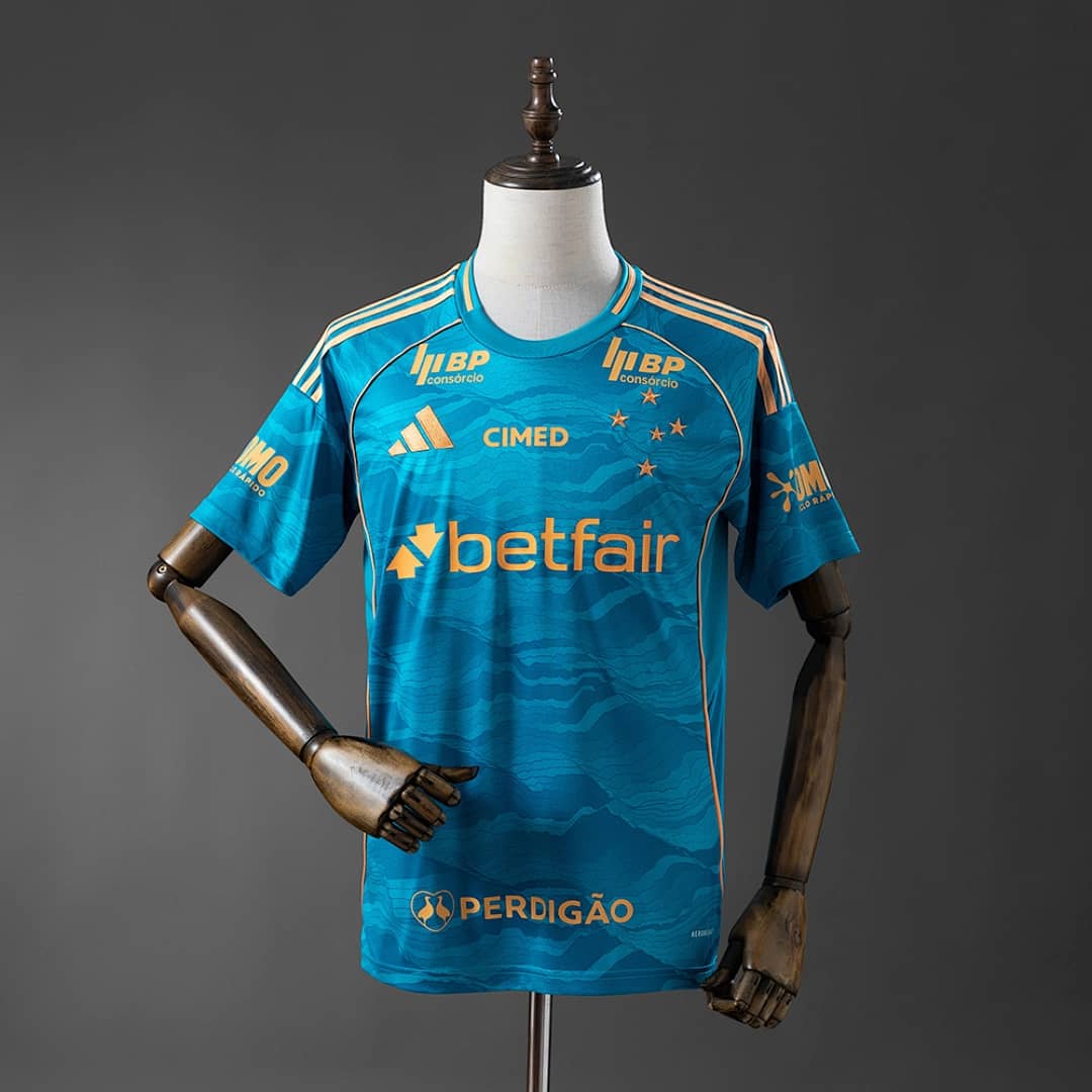 Camisola Terceira do Cruzeiro 2025/2026 Todos Patrocinadores