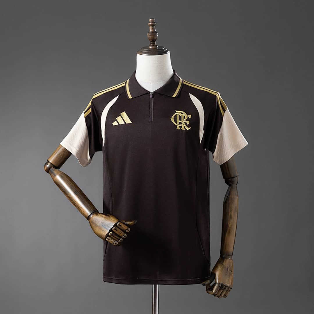 Polo Flamengo 2026/27 Treino Castanho