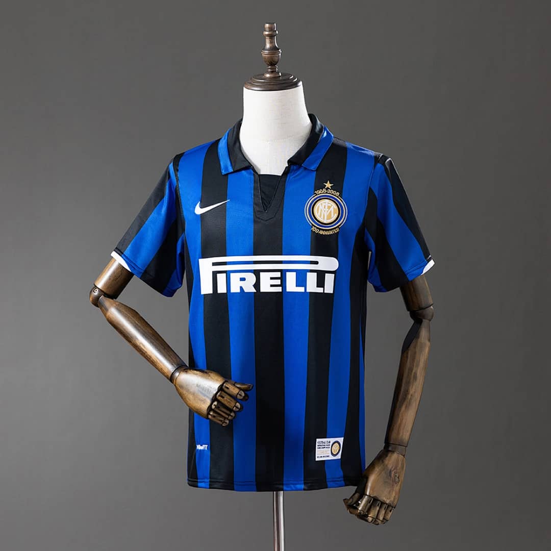 Camisola Principal do Inter Milan 2007/2008 (Retro)