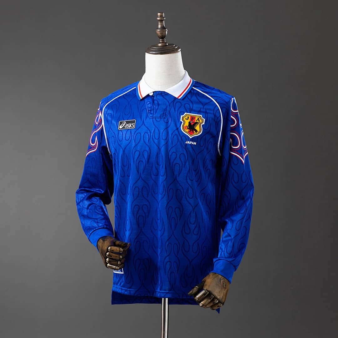 Camisola Principal do japão  1998 (Retro, Manga Longa)