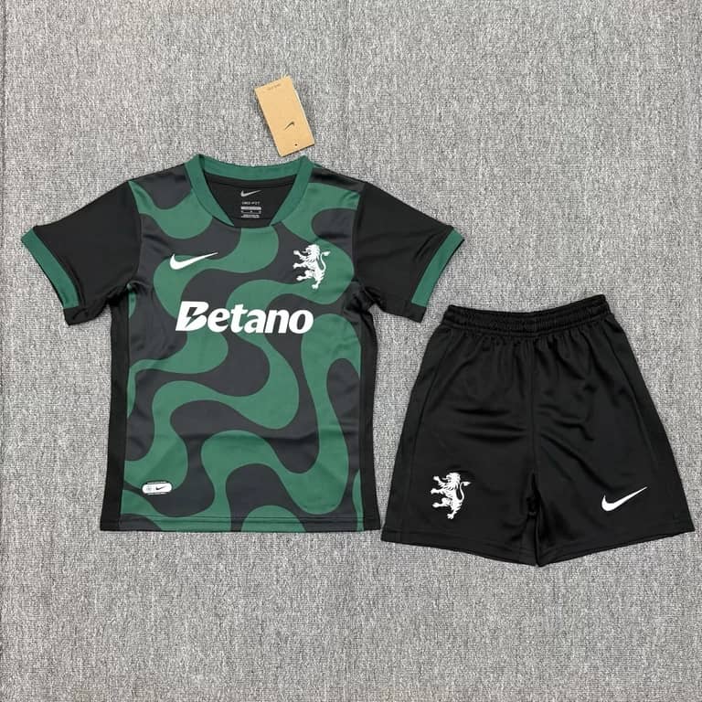 Kit Criança Sporting 2025/26 - Alternativa Verde