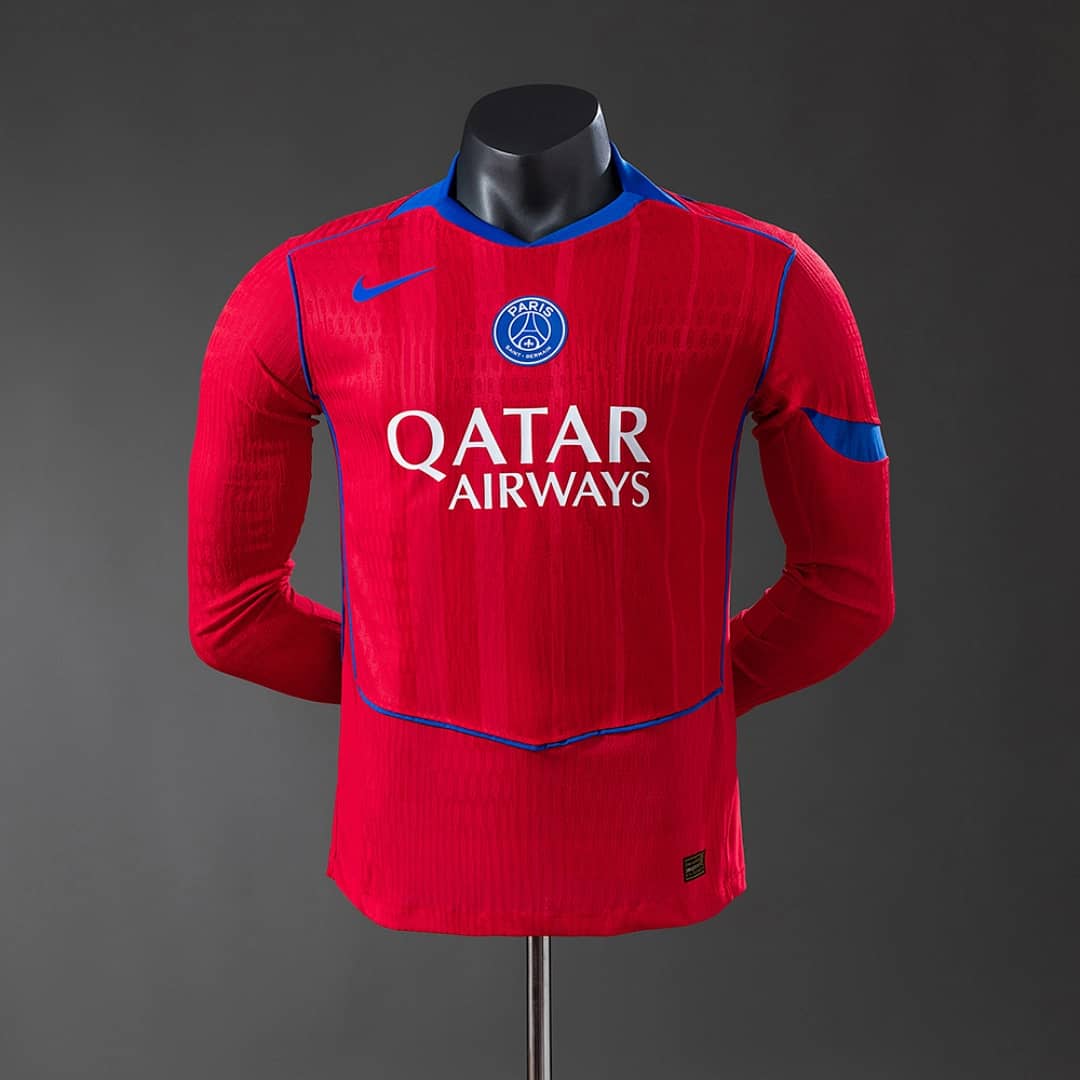 Camisola Terceira do PSG 2025/2026 (Versao Jogador, Manga Longa)