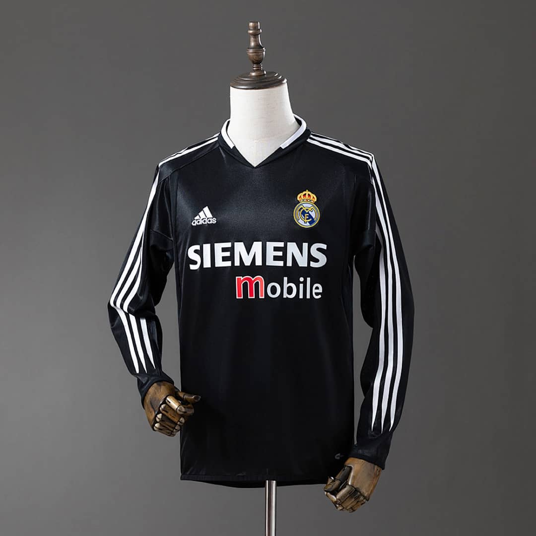 Camisola Terceira do Real Madrid 2004/2005 (Retro, Manga Longa)