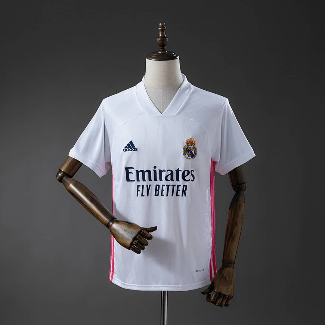 Camisola Principal do Real Madrid 2020/2021 (Retro)