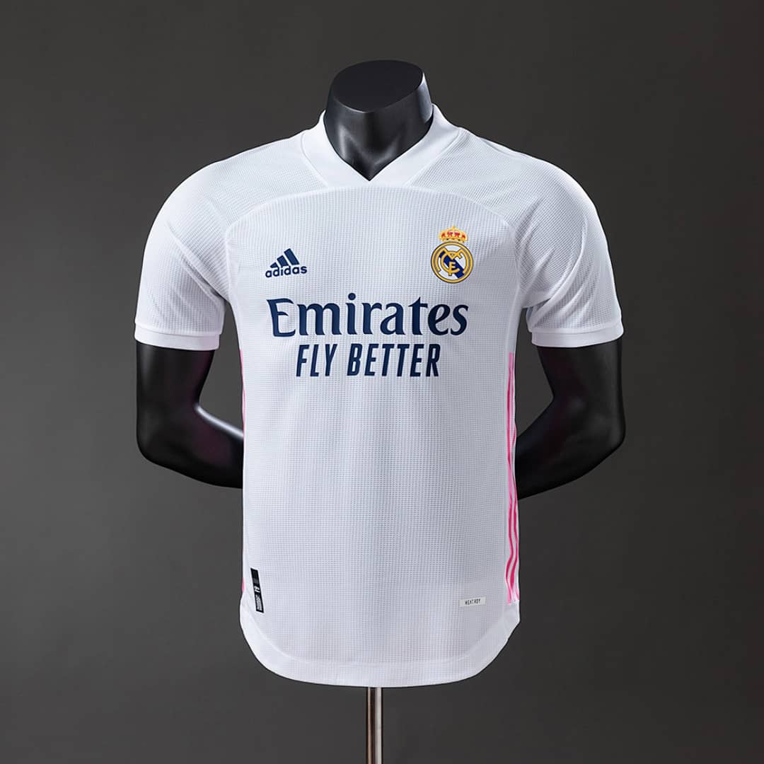 Camisola Principal do Real Madrid 2020/2021 (Retro, Versao Jogador) (2)
