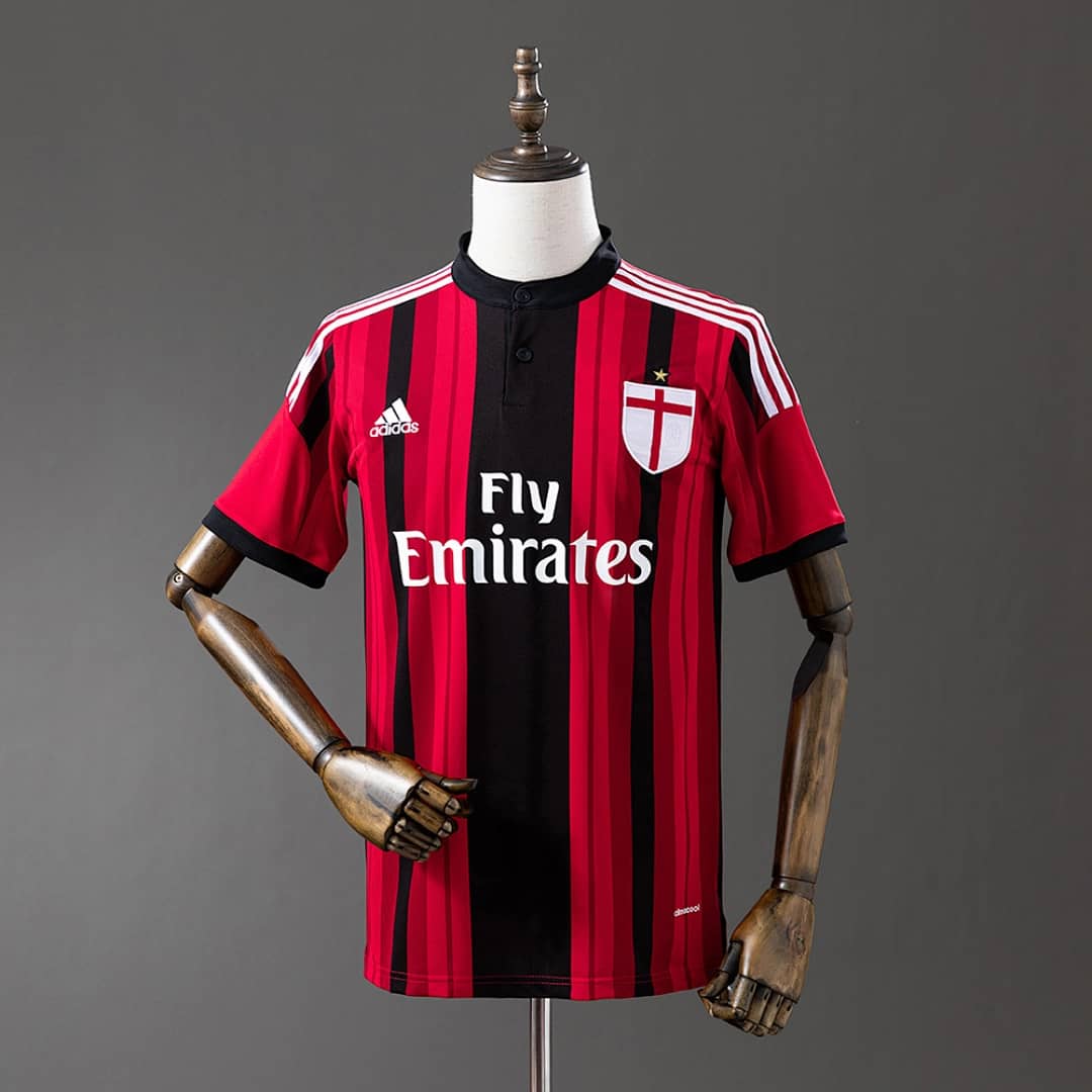 Camisola Principal do AC Milan 2014/2015 (Retro)