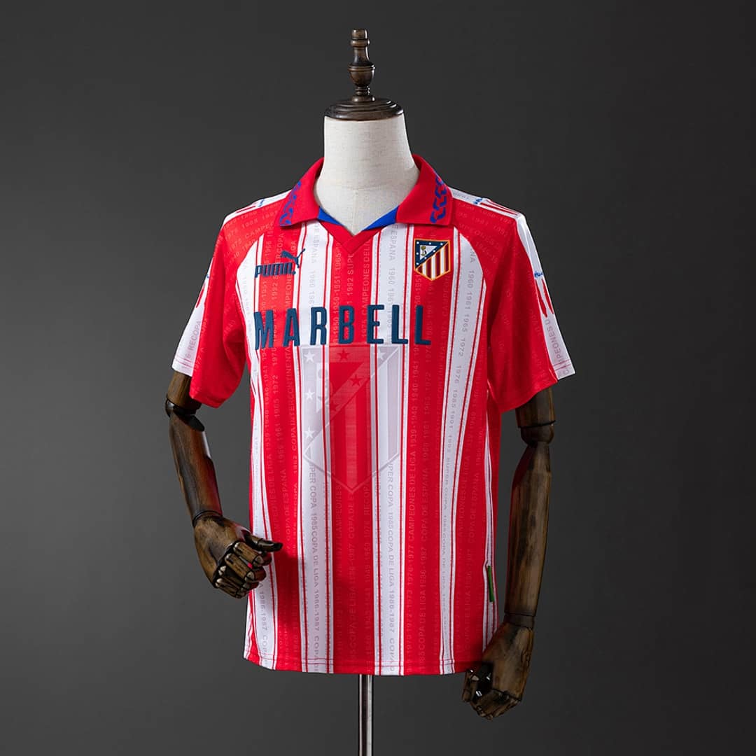 Camisola Principal do Atletico Madrid 1995/1996 (Retro)