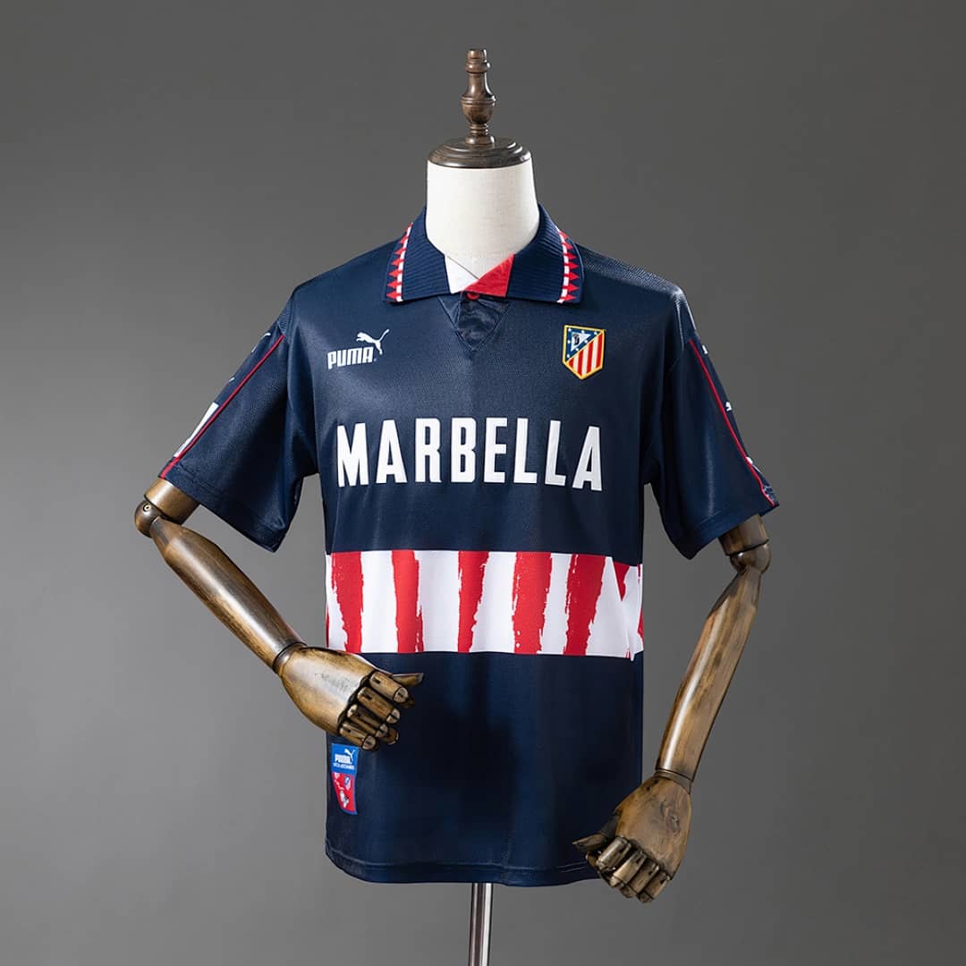 Camisola Alternativa do Atletico Madrid 1997/1998 (Retro)
